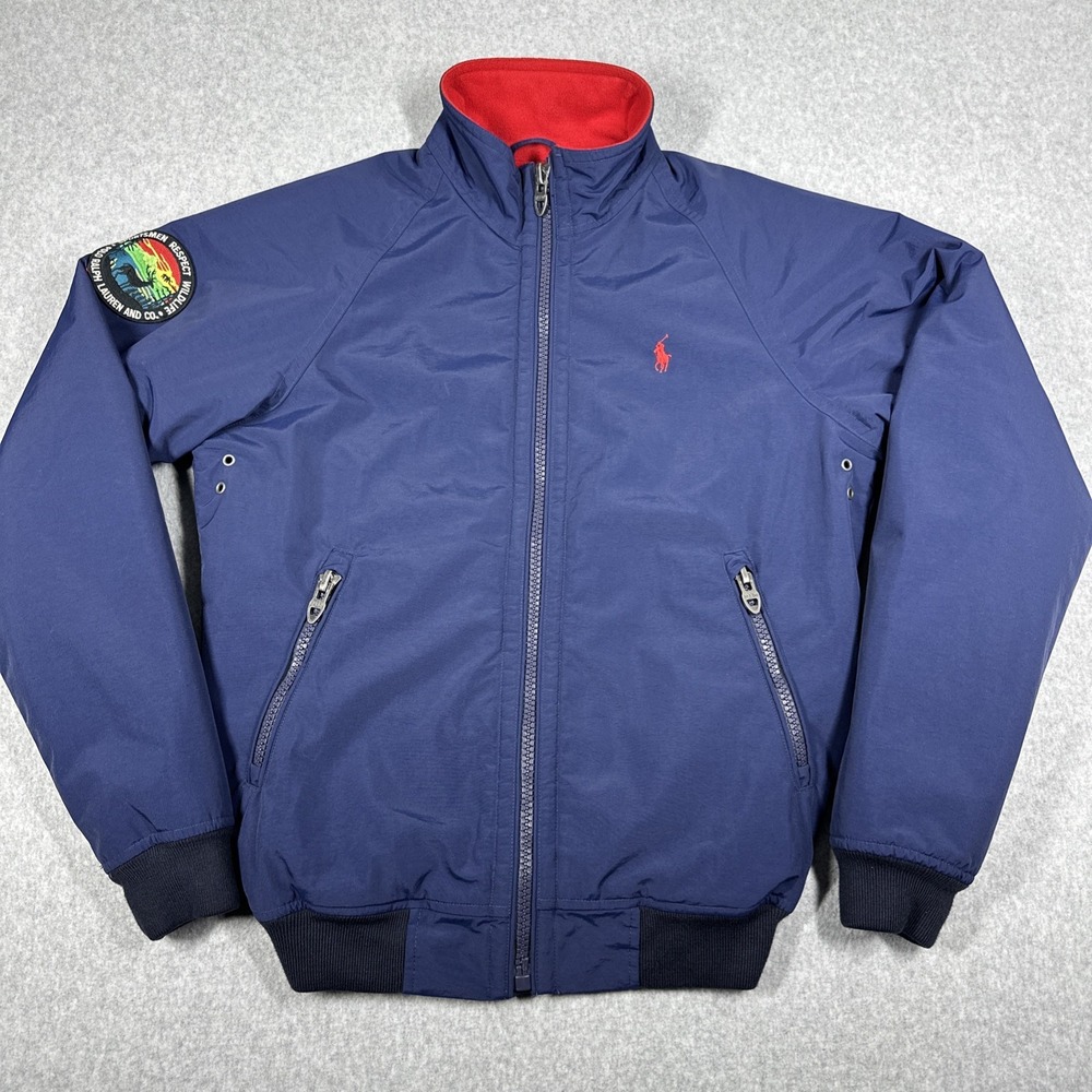 Polo Ralph Lauren Sportsmen Respect Wildlife Portage Jacket Size Small XS Blue